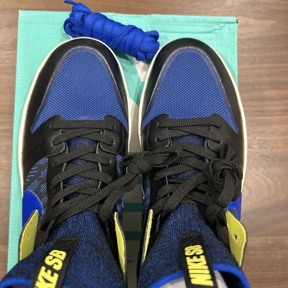 NIKE SB DUNK HIGH ELITE (SIZE 9) FLYKNIT TERPENING (918287-041) (BLACK/BLUE) main image 16